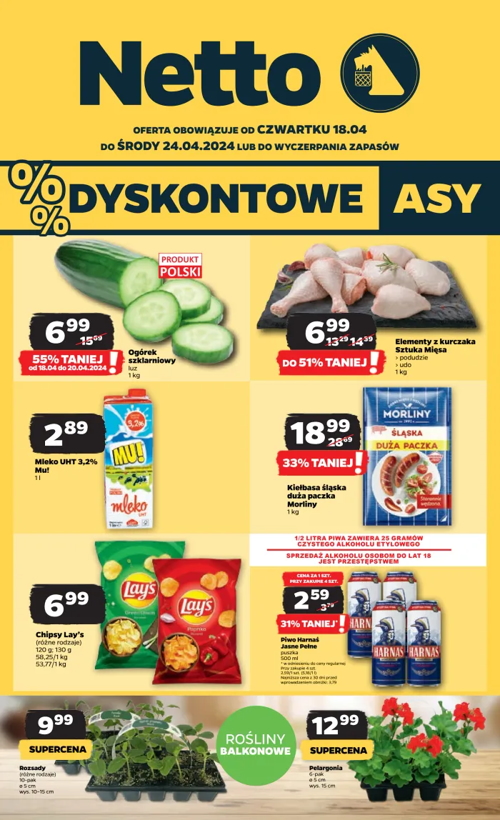 Gazetka Netto Dyskontowe asy
