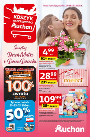 gazetka auchan dzień matki dziecka