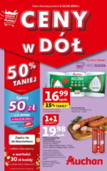 gazetka auchan ceny w dół
