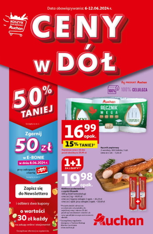 gazetka auchan ceny w dół