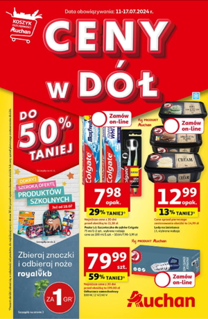 gazetka auchan ceny w dół