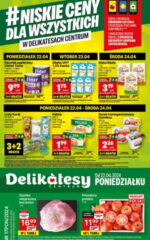 Gazetka promocyjna Delikatesów Centrum od poniedziałku