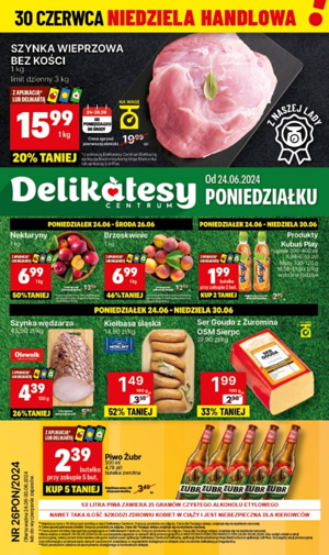 gazetka promocyjna delikatesy centrum od poniedziałku 24 06