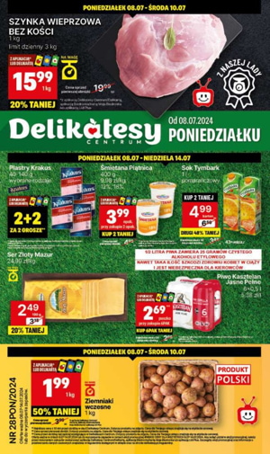 gazetka delikatesy od poniedziałku