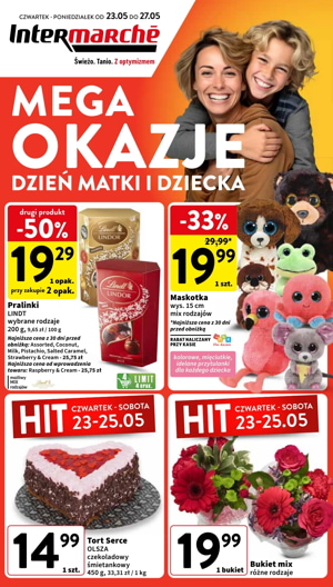 gazetka intermarche dzień matki dziecka