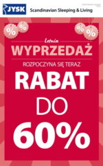 gazetka jysk letnia wyprzedaż