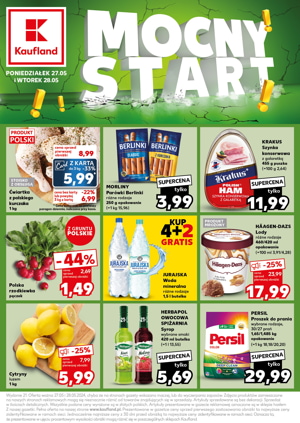 gazetka kaufland mocny start od 27 05