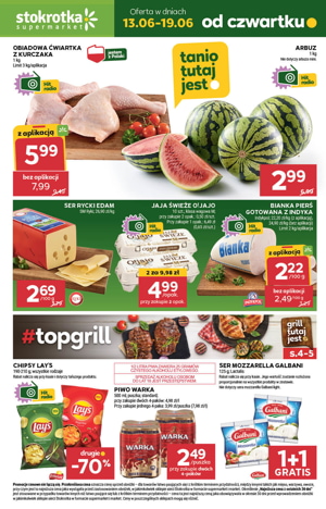 gazetka stokrotka od czwartku 13 06