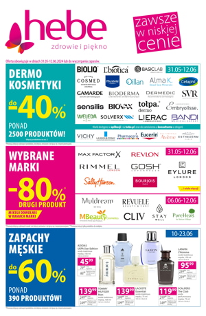gazetka promocyjna drogerii hebe