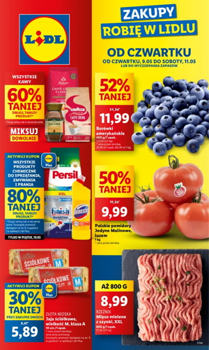 gazetka lidl od czwartku 9.05
