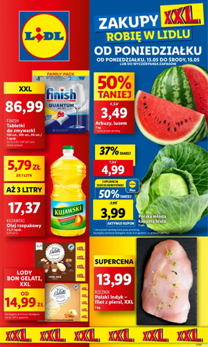 zakupy xxl lidl od poniedziałku