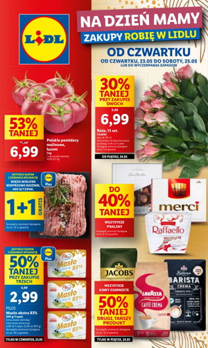 gazetka lidl Na Dzień Mamy