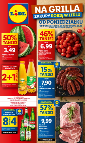 gazetka lidl na grilla