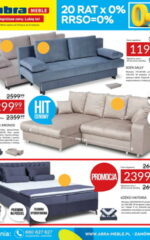 Gazetka promocyjna abra meble Czas na rabaty