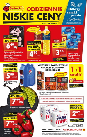 gazetka biedronki od czwartku
