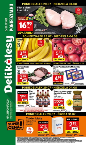 gazetka delikatesy centrum od poniedziałku 29 07