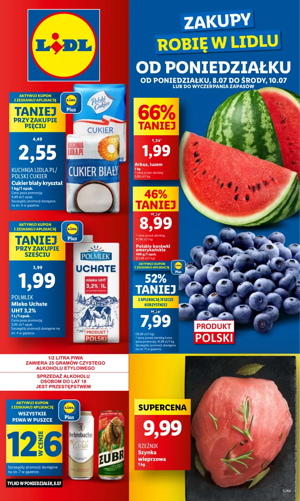 gazetka lidl od poniedziałku 8 07