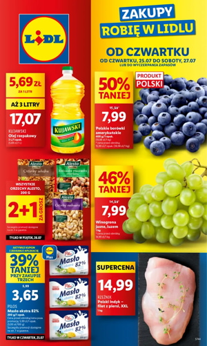 Gazetka promocyjna Lidl od czwartku 25 07