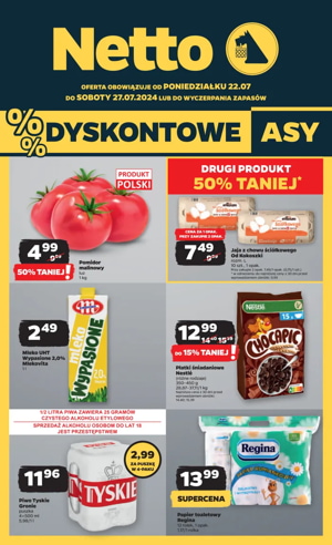 gazetka promocyjna Netto Dyskontowe asy od 22 07