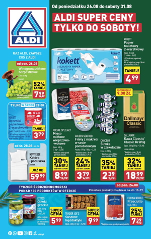 gazetka promocyjna Jakość Aldi w super cenach od 26 08