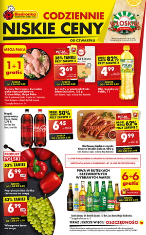 Gazetka promocyjna Biedronka od czwartku 1 08