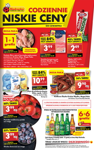 Gazetka promocyjna Biedronka od czwartku 8 08