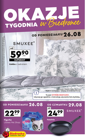 Okazje tygodnia biedronka gazetka promocyjna