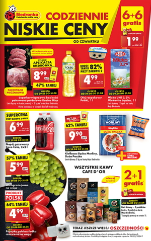 Gazetka promocyjna Biedronka od czwartku 29 08
