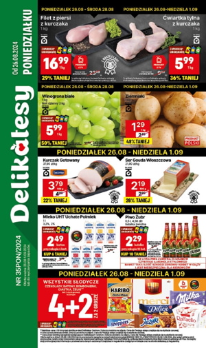 gazetka promocyjna delikatesy centrum od poniedziałku 26 08