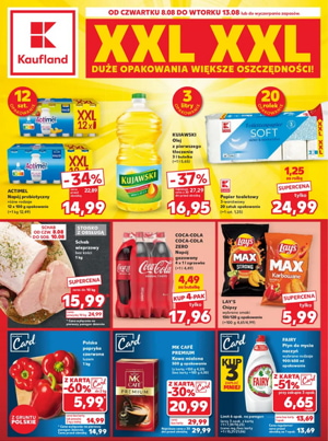 gazetka promocyjna kaufland XXL duże opakowanie większe oszczędności