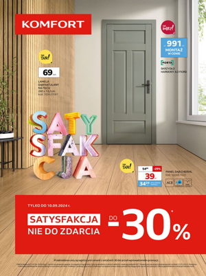 Gazetka promocyjna Komfort Satysfakcja nie do zdarcia