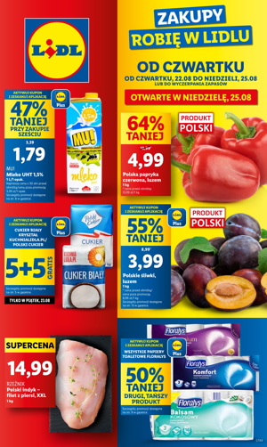 Gazetka promocyjna Lidl od czwartku 22 08