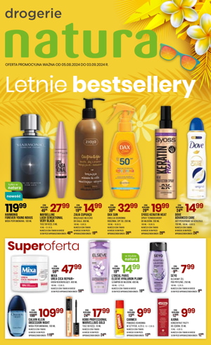 Gazetka promocyjna natura Letnie bestsellery