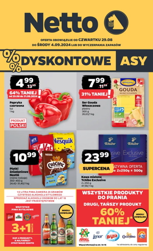 gazetka Dyskontowe asy Netto od 29 08