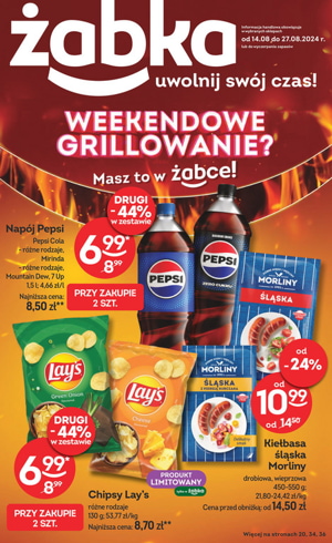 gazetka promocyjna żabka Weekendowe grillowanie