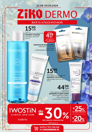 Gazetka promocyjna Ziko Dermo Back to school and work