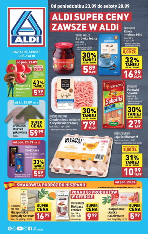 gazetka Jakość Aldi w super cenach od 23 09