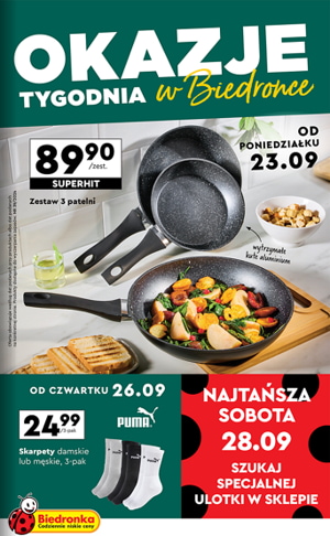 Okazje tygodnia biedronka gazetka promocyjna