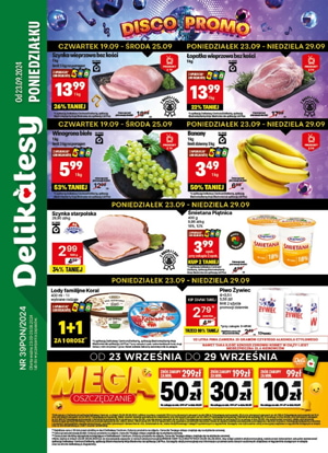 gazetka promocyjna delikatesy centrum od poniedziałku 23 09