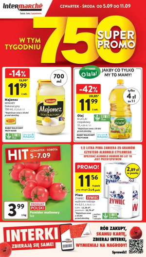 Gazetka promocyjna intermarche W tym tygodniu 750 Super Promo