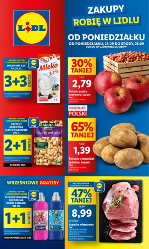 Gazetka promocyjna Lidl od poniedziałku 23 09