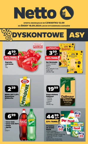 gazetka Dyskontowe asy Netto od 12 09