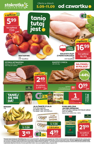 Gazetka promocyjna Stokrotka od czwartku 5 09