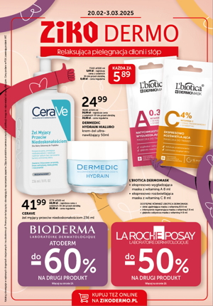 Gazetka promocyjna Ziko Dermo Relaksująca pielęgnacja dłoni i stóp