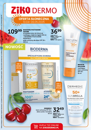 Oferta słoneczna ziko dermo