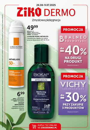 Gazetka promocyjna Ziko Dermo Zmysłowa pielęgnacja